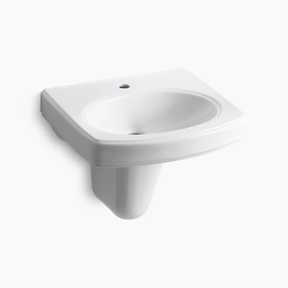 Pinoir® 22" oval wall-mount bathroom sink