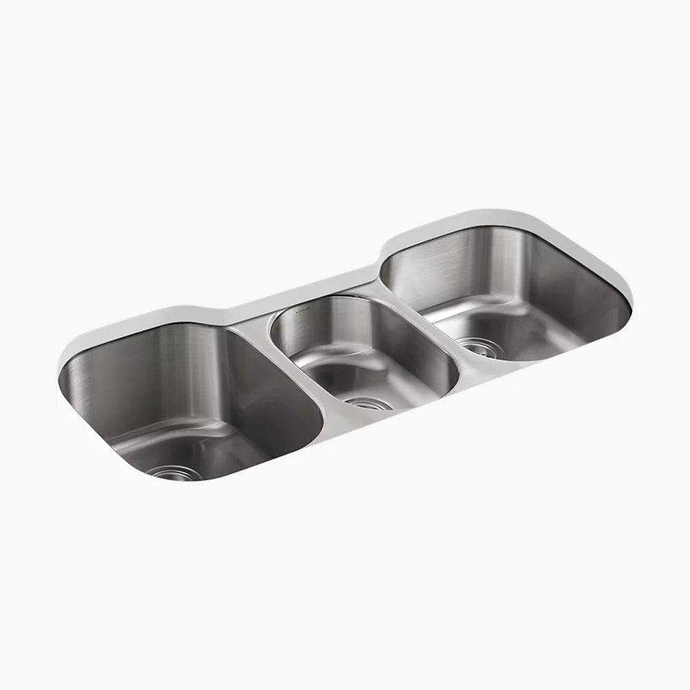 Kohler 41-3/4" undermount triple-bowl kitchen sink