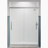 Kohler 79-1/16" H sliding shower door with 5/16"-thick glass