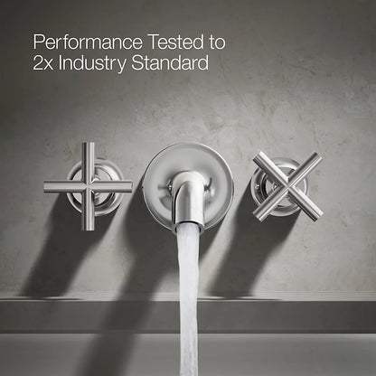 Kohler Deck- or wall-mount bath faucet handle trim with cross design