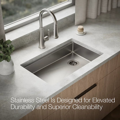 Kohler Strive® 29" undermount single-bowl workstation kitchen sink
