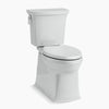Kohler Two-piece elongated toilet with skirted trapway, 1.28 gpf