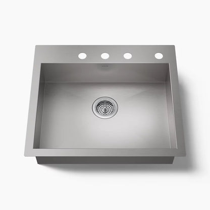Kohler Vault™ 25" top-/undermount single-bowl kitchen sink