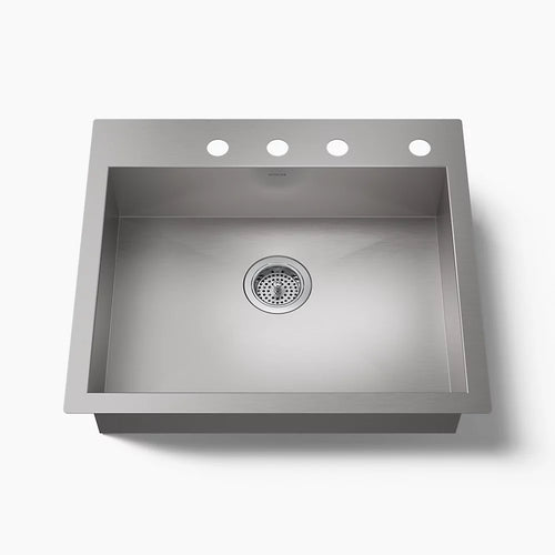 Kohler Vault™ 25" top-/undermount single-bowl kitchen sink