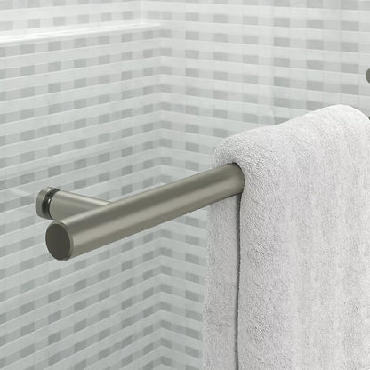 Kohler Frameless sliding shower door, 77-9/16" H x 56-5/8 - 59-5/8" W, with 5/16"-thick Crystal Clear glass