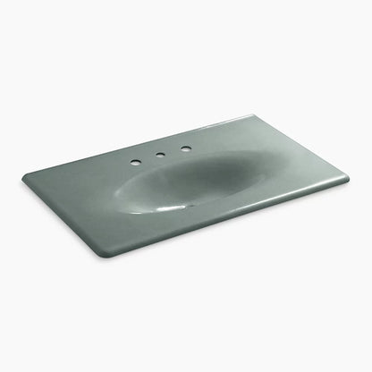 Kohler 37" Enameled cast iron vanity top with integrated oval sink
