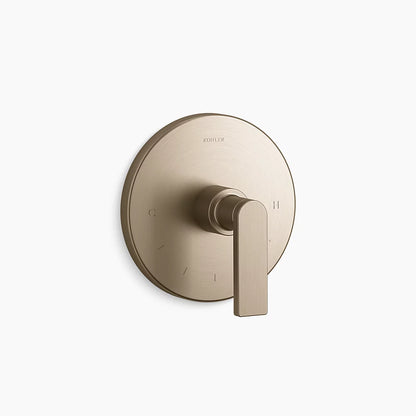 Kohler MasterShower® temperature control valve trim with lever handle
