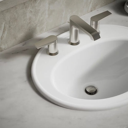 Kohler 20-1/4" oval drop-in bathroom sink