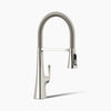 Kohler Graze® Semi-professional kitchen sink faucet with three-function sprayhead
