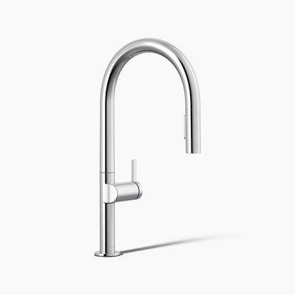 Kohler Pull-down kitchen sink faucet with two-function sprayhead
