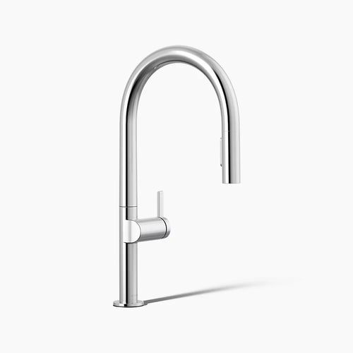 Kohler Pull-down kitchen sink faucet with two-function sprayhead