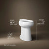 Kohler Highline® Tall elongated toilet bowl