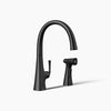 Kohler Graze® Single-handle kitchen sink faucet with two-function side sprayer