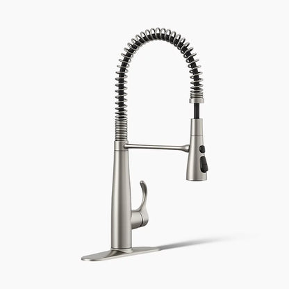 Kohler Semi-professional kitchen sink faucet with three-function sprayhead