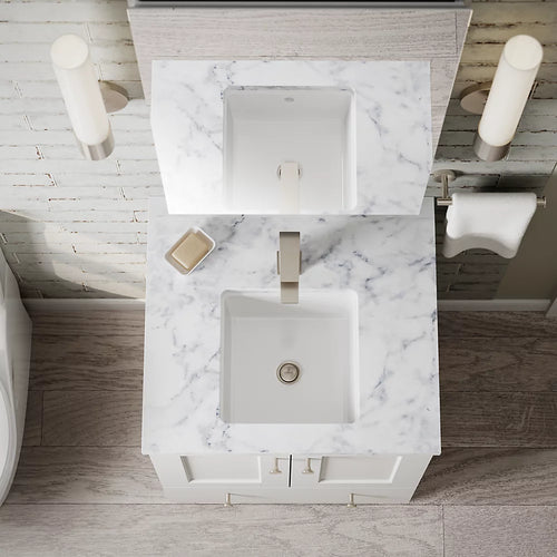 Verticyl® 13" square undermount bathroom sink