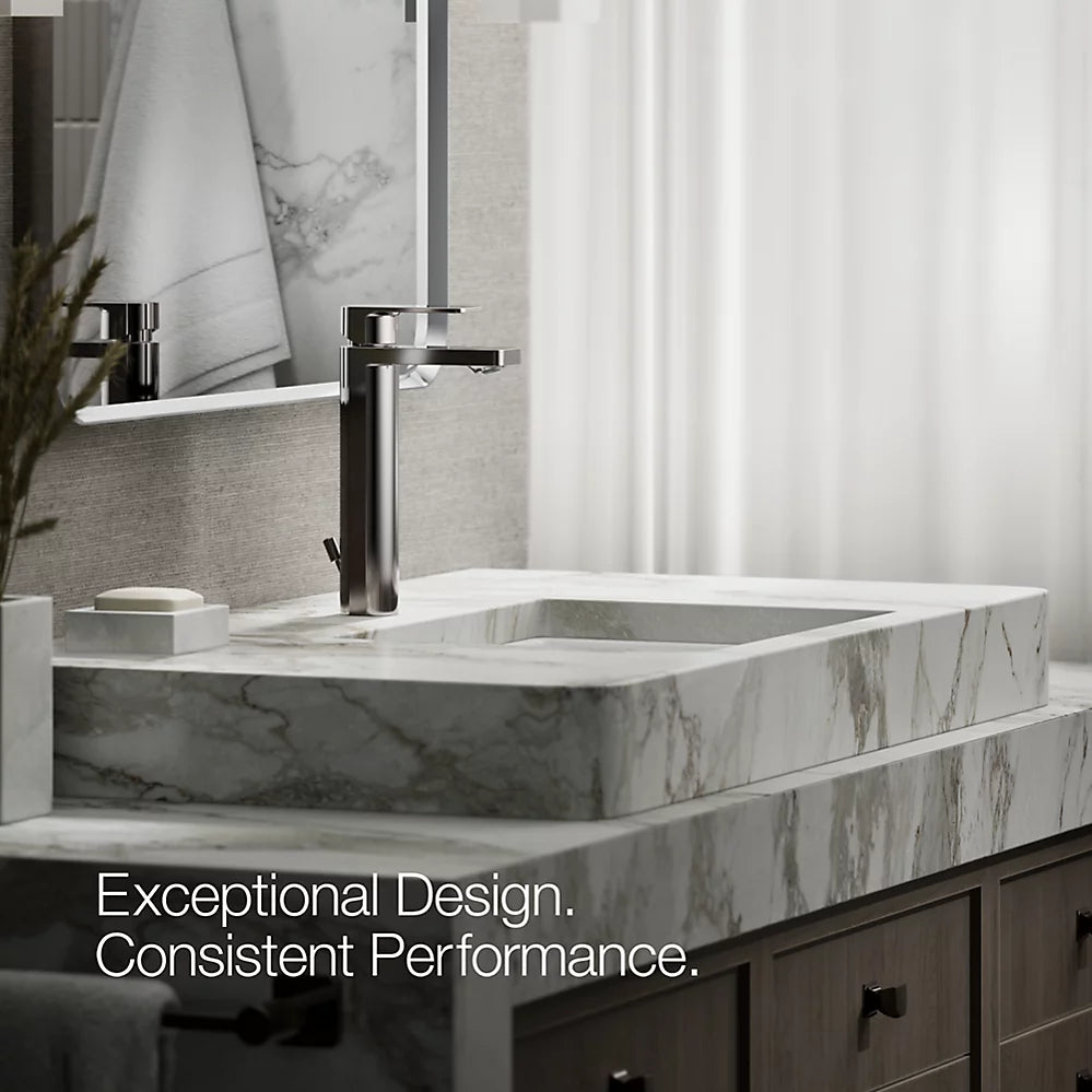 Parallel® Tall single-handle bathroom sink faucet, 1.2 gpm