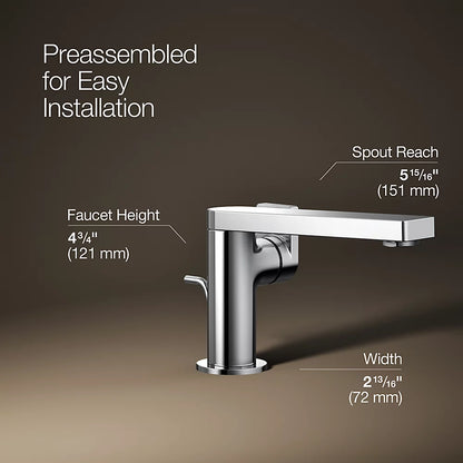 Composed® Single-handle bathroom sink faucet with Lever handle, 1.2 gpm