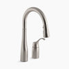 Kohler Simplice® Pull-down bar sink faucet with three-function sprayhead
