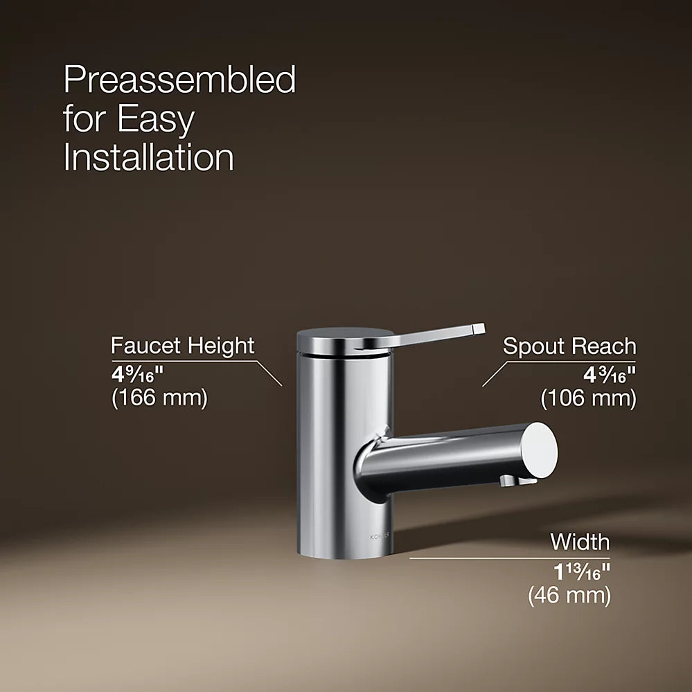 Elate® Single-handle bathroom sink faucet, 0.5 gpm
