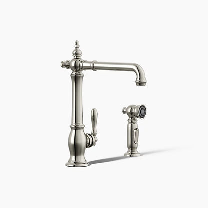Kohler Artifacts® Single-handle kitchen sink faucet with side sprayer