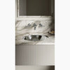 Bachata® 20" oval drop-in/undermount bathroom sink