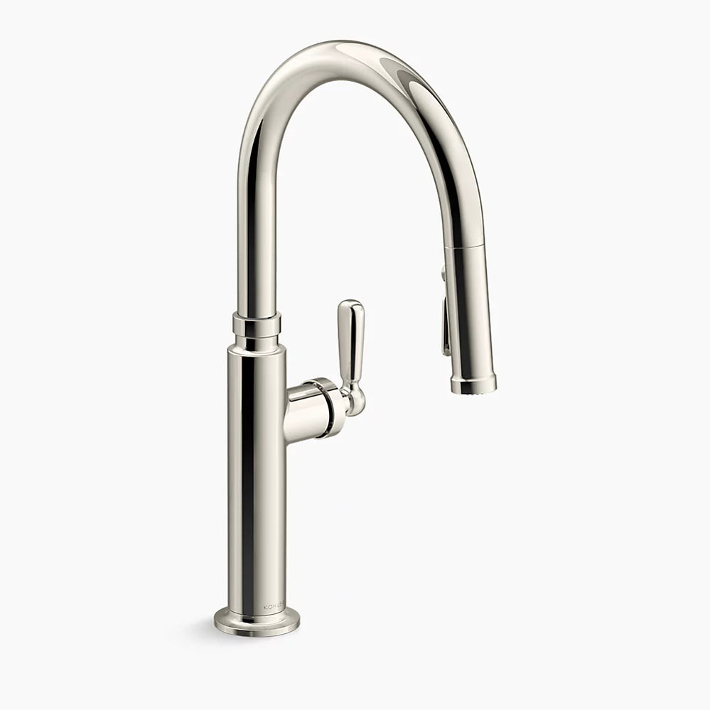 Kohler Edalyn™ by Studio McGee Touchless pull-down kitchen sink faucet with three-function sprayhead