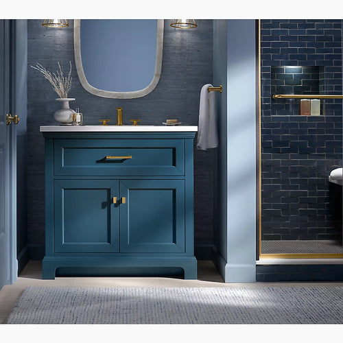 Kohler Charlemont Cabinet and Quartz Top 30-Inch Single-Sink Bathroom Vanity