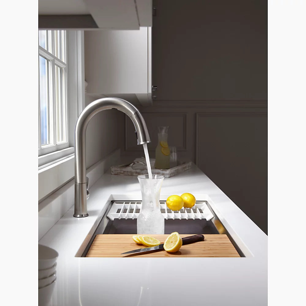 Kohler 33" undermount single-bowl workstation kitchen sink