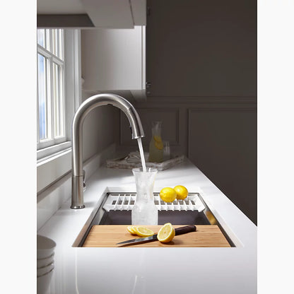 Kohler 33" undermount single-bowl workstation kitchen sink