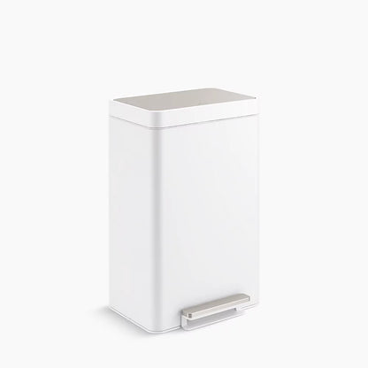 Kohler 13-gallon stainless steel step trash can