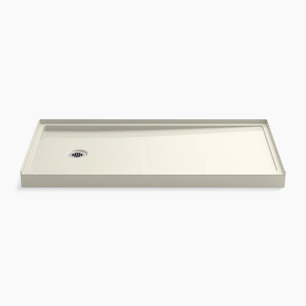 Kohler 60" x 30" alcove shower base, left drain