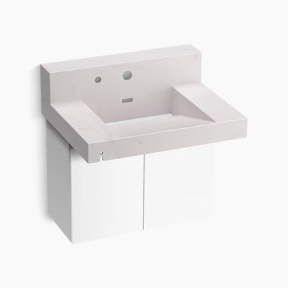 Kohler 30" wall-mount lavatory system with backsplash