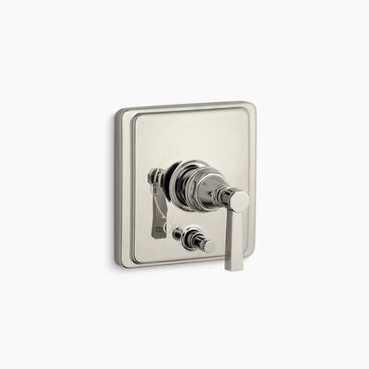 Kohler Rite-Temp® valve trim with push-button diverter and lever handle