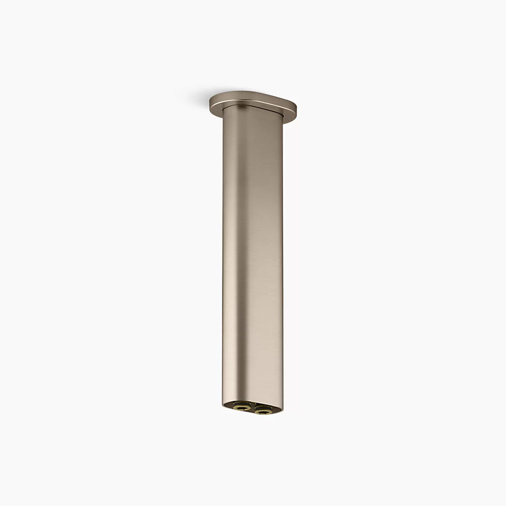 Kohler 10" ceiling-mount two-function rainhead arm and flange