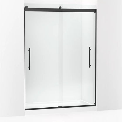 Kohler Frameless sliding shower door, 81-5/8" H x 56-5/8 - 59-5/8" W, with 3/8"-thick Crystal Clear glass