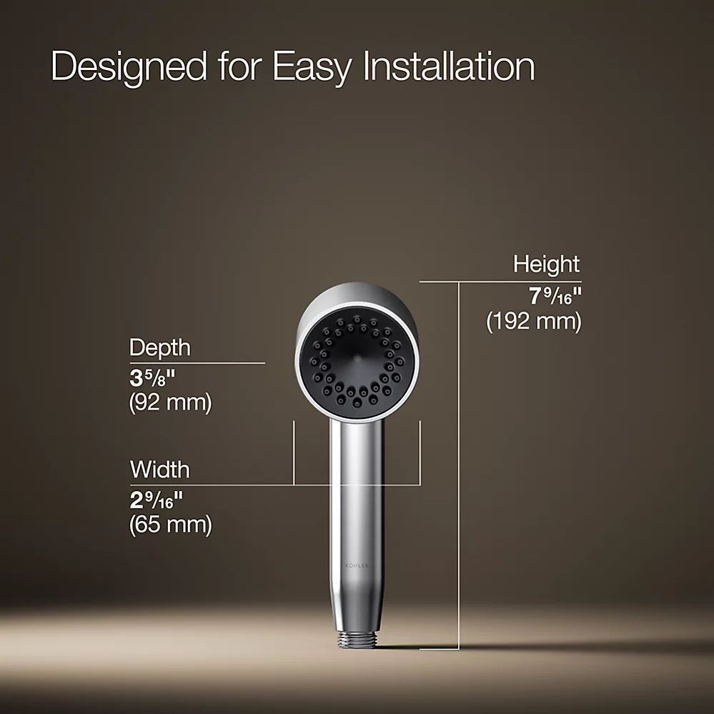 Kohler Iconic single-function handshower, 1.75 gpm