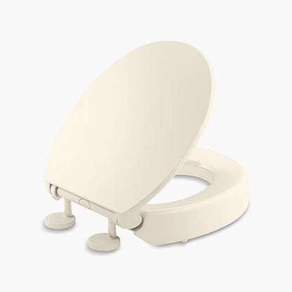 Kohler Elevated Quiet-Close™ round-front toilet seat