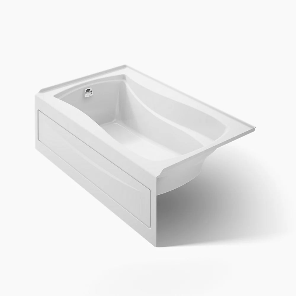 Kohler Mariposa 60" x 36" Alcove bath, left drain