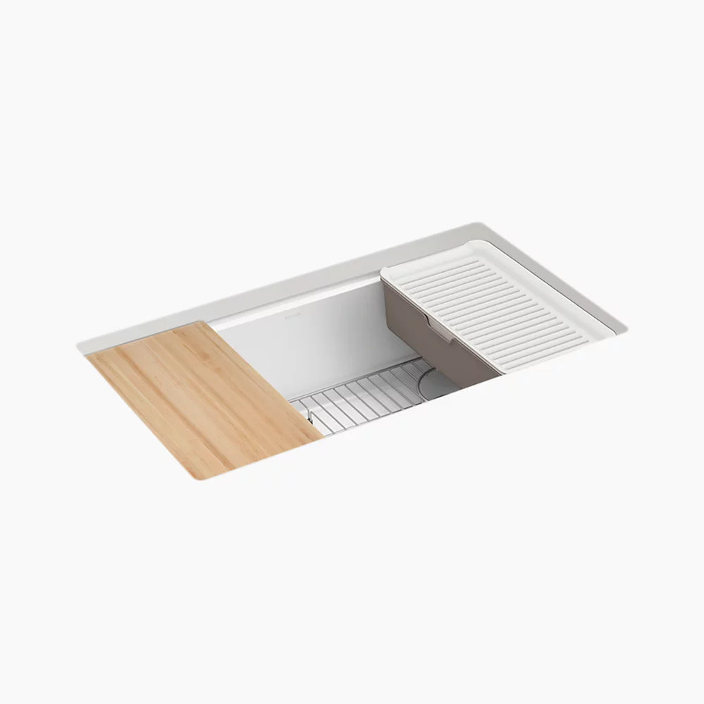 Kohler 32-1/2" undermount single-bowl workstation kitchen sink