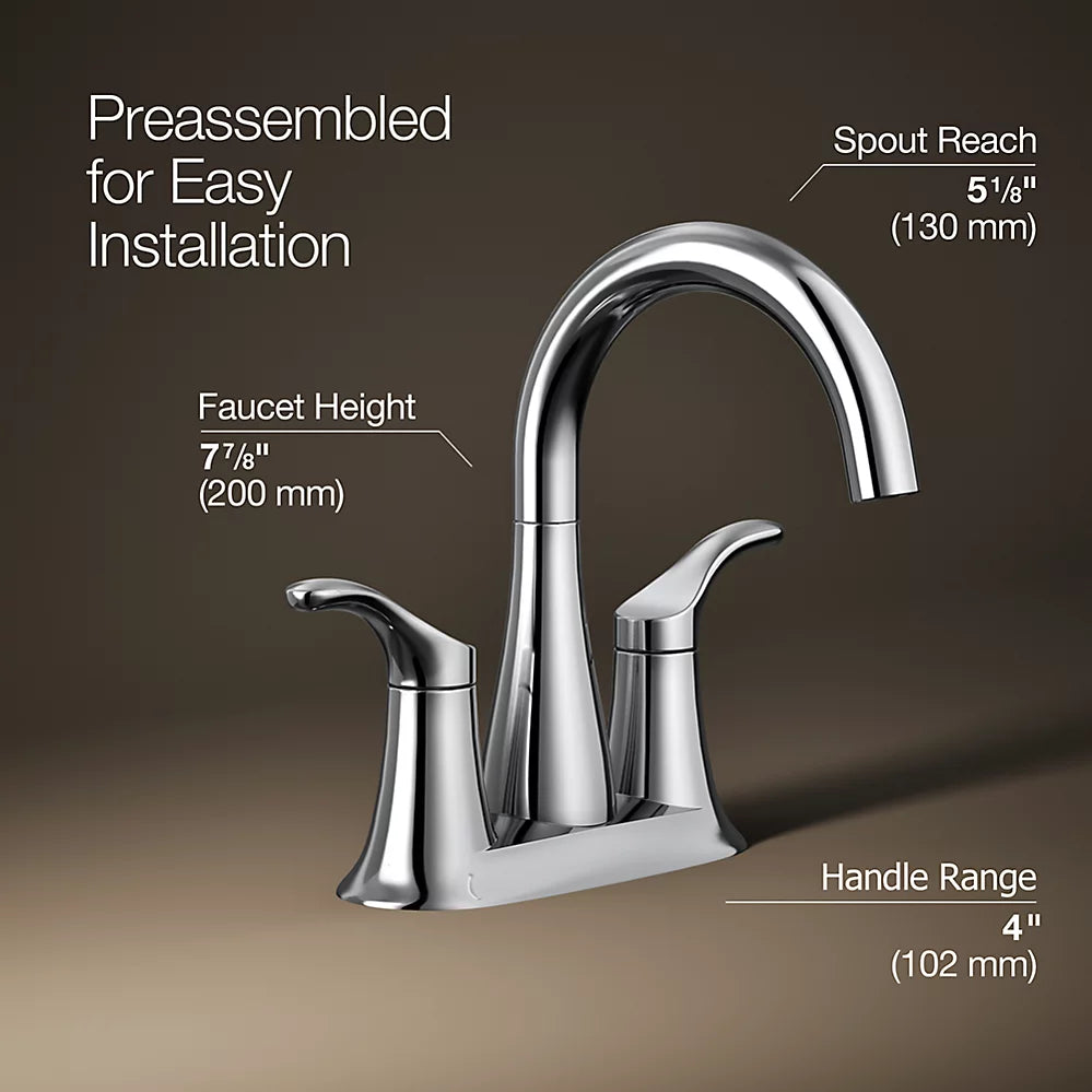 Kohler Centerset bathroom sink faucet, 1.0 gpm