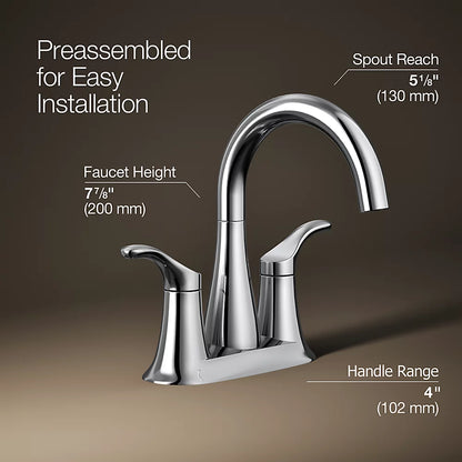 Kohler Centerset bathroom sink faucet, 1.0 gpm
