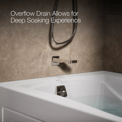 Kohler Mariposa 66" x 36" Alcove bath, left drain