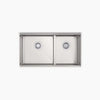 Kohler Smart Divide® 32" undermount double-bowl workstation kitchen sink