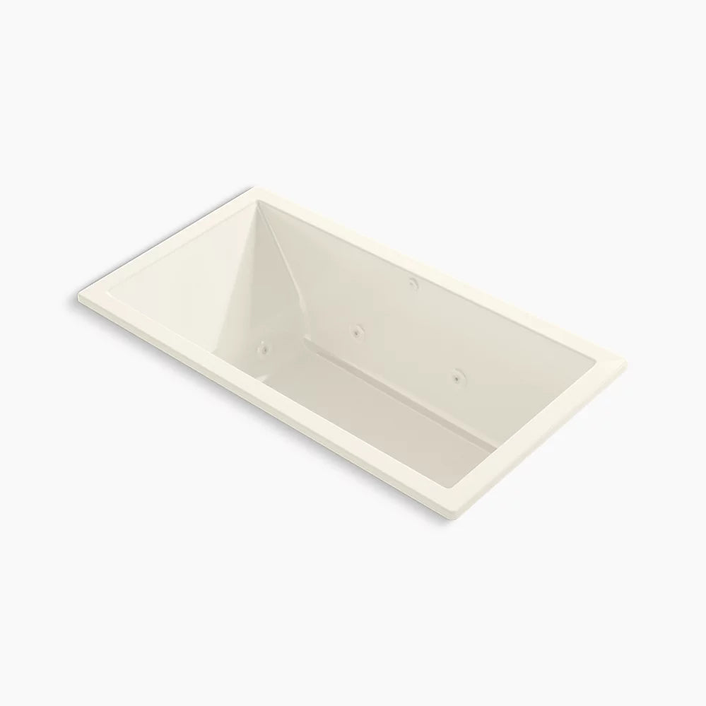 Kohler 60" x 32" drop-in heated whirlpool bath