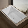 Underscore® 72" x 42" drop-in bath with Bask® heated surface