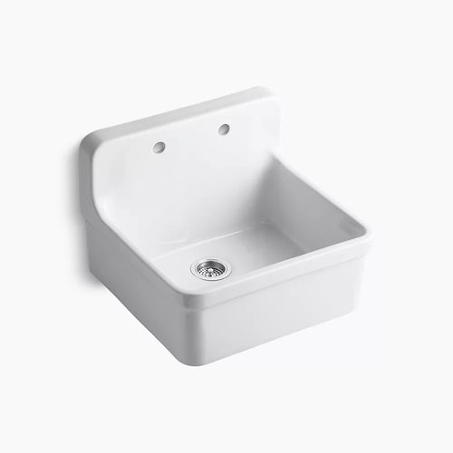 Kohler 24" top-/wall-mount single-bowl farmhouse kitchen sink