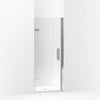 Kohler Frameless pivot shower door, 71-5/8" H x 29-5/8 - 30-3/8" W, with 3/8" thick Crystal Clear glass