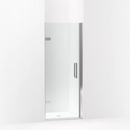 Kohler Frameless pivot shower door, 71-5/8" H x 29-5/8 - 30-3/8" W, with 3/8" thick Crystal Clear glass