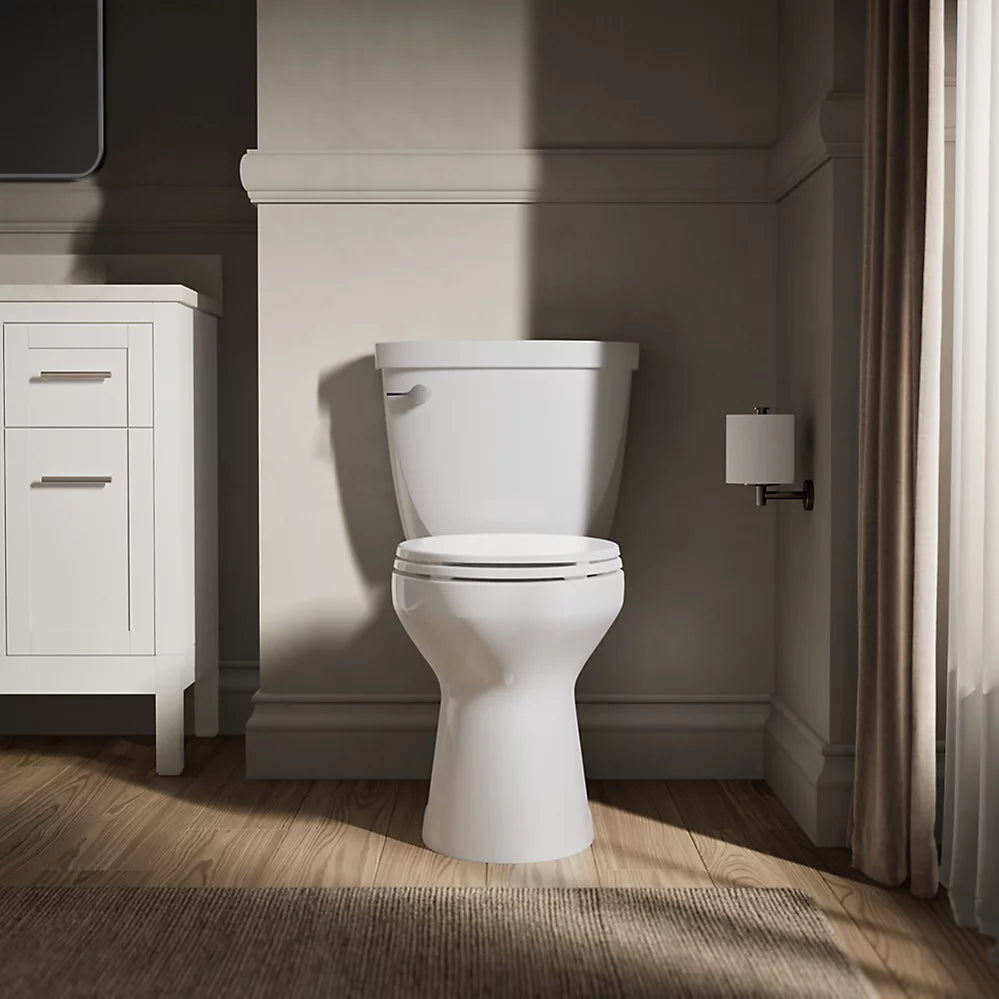 Kohler Two-piece elongated toilet, 1.6 gpf