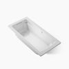 Kohler Archer Heated Bubblemassage Air Bath 66 x 32-Inch Drop-In Bathtub